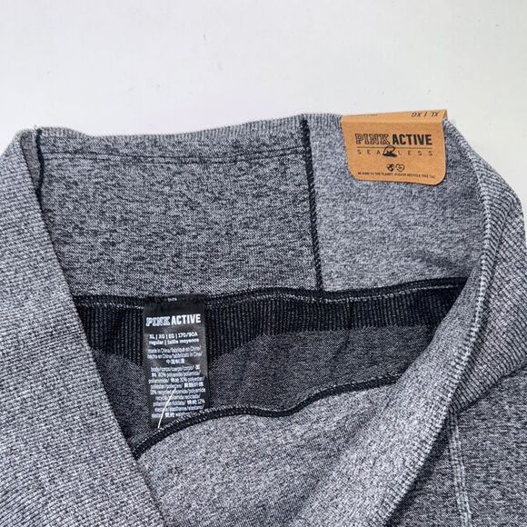 🔥PINK Victoria's Secret Gray Leggings HIGH WAIST
FULL LENGTH LEGGING Sz XL New - Picture 4 of 8